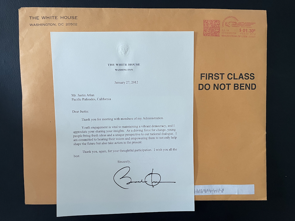 President Obama's invitation letter